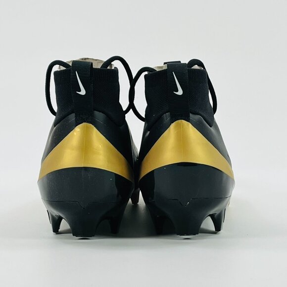 Nike Zoom Air Vapor Pro 1 \'Black Metallic Gold\' FB3298-003 Football size 8